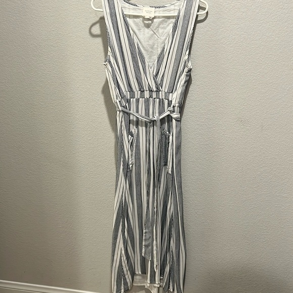 Harper Heritage Striped Midi Dress - Size M Women’s Spring dress Medium - Picture 1 of 4